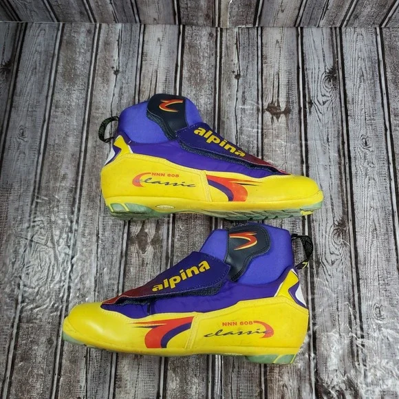 Alpina Cross Country Ski Boots NNN 608 Classic Size 45 Mens 11.5 Women's 12.5 - Picture 3 of 10